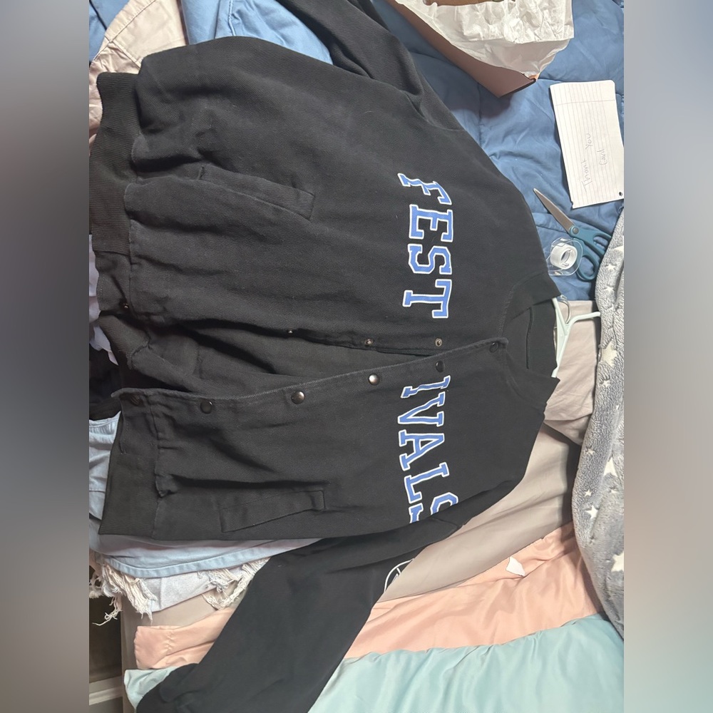 Festival Letterman Jacket with side patch One Size
Never worn
Perfect condition